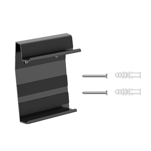 Wall-Mounted Metal Phone Dock Adjustable Stand for 22mm Devices - Space Efficient Design Home Office Kitchen Bathroom Use