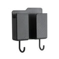 thumbnail image 1 of Wall Mounted Mobile Phone Storage Rack - Multi-Purpose Holder for TV,Air Conditioner Remotes,Bedside Charging & Kitchen Organization - Sleek Design,Easy Accessibility,Universal Compatibility(Black), 1 of 6