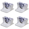 thumbnail image 1 of Wall Mounted Mop Holder Ecohintz Wall Mounted Mop Clamp - Adhesive No-Drill Hook for Brooms & Brushes, Space-Saving Bathroom & Closet Organizer, Multi-Functional Household Cleaning Tool Holder, 1 of 5