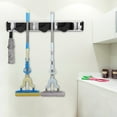 thumbnail image 1 of Moksha Wall Mounted Mop Rack, Household Mop and Broom Holder Storage Organizer for Kitchen and Bathroom Use, 1 of 10