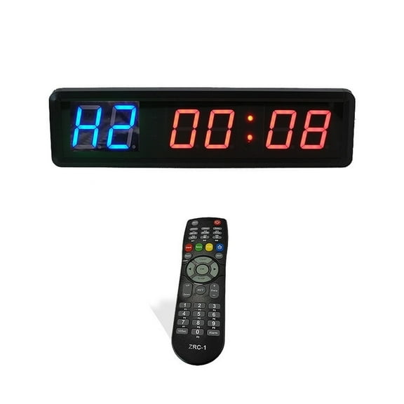 Wall Mounted Multifunctional Gym Interval Workout Timer Indoor Exercise Clock