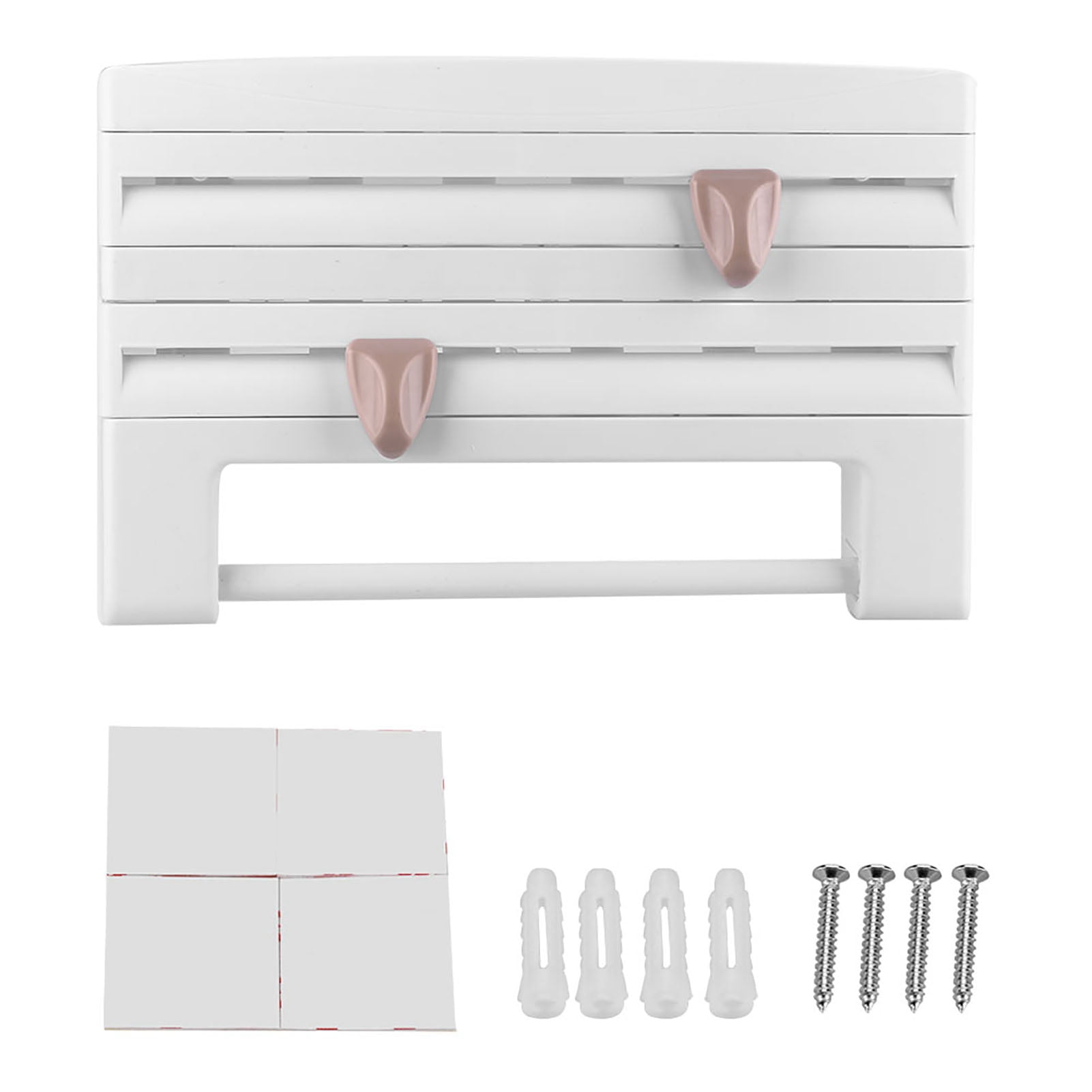 Plastics Wrapp Rack Wall Mounted Multifunctional Rack For Kitchen Use, Plastic Cling Wrap ...