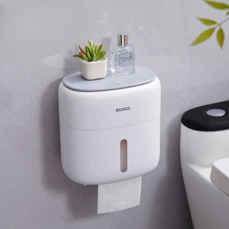 No Drill Toilet Paper Holder