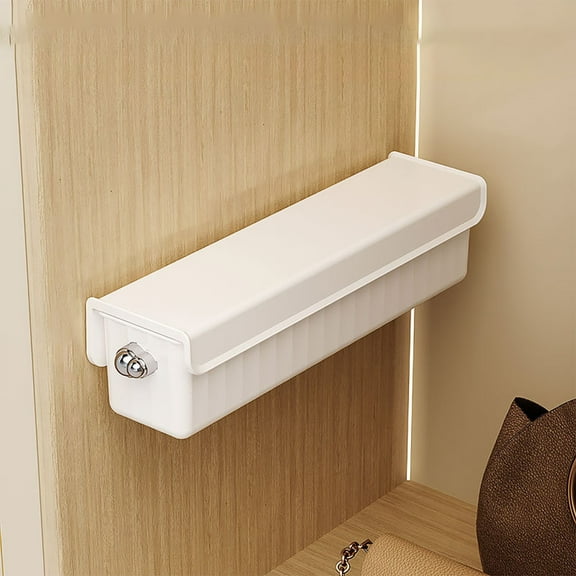 Wall Mounted Organizer under $5! CQCYD Wall Mounted Organizer, Underwear Socks Storage Box with Compartments, Hanging Closet Organizer for Bedroom, Space Saving Home Organization