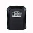 thumbnail image 1 of Wall Mounted Outdoor Key Lock Box with Password Combination for Home, Car, and Emergency Entry, Weather-Resistant and Scratch-Proof, 1 of 9