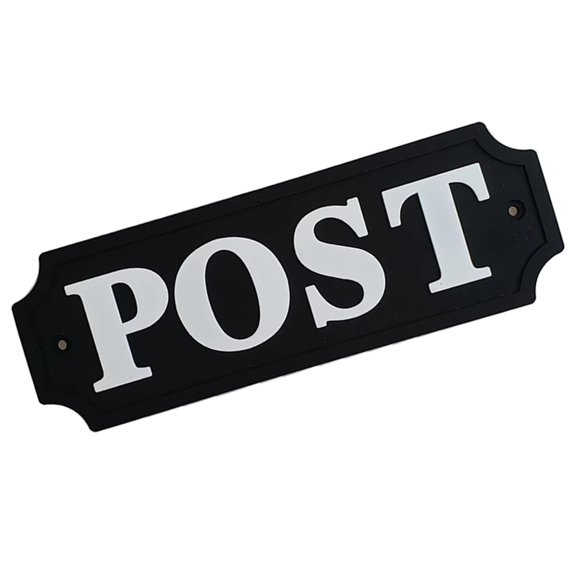 Wall Mounted POST Sign Room Decorative Plaques Mailbox Wall Labels for House Room Home Decoration