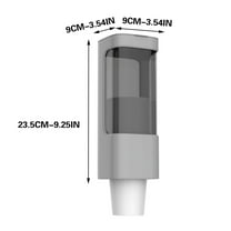 Wall Mounted Paper Cup Dispenser | Pull-Type Holds 35-40 Cups | Fits 3oz & 5oz Disposable Cups | For Home, Office, Gym & Kitchen Use