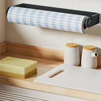 Wall Mounted Paper Towel Holder Kitchen Roll Holder Multi-Purpose Towel Rack for Bathroom or Cabinet, Self-Adhesive or Drilling Installation Stainless Steel 2025