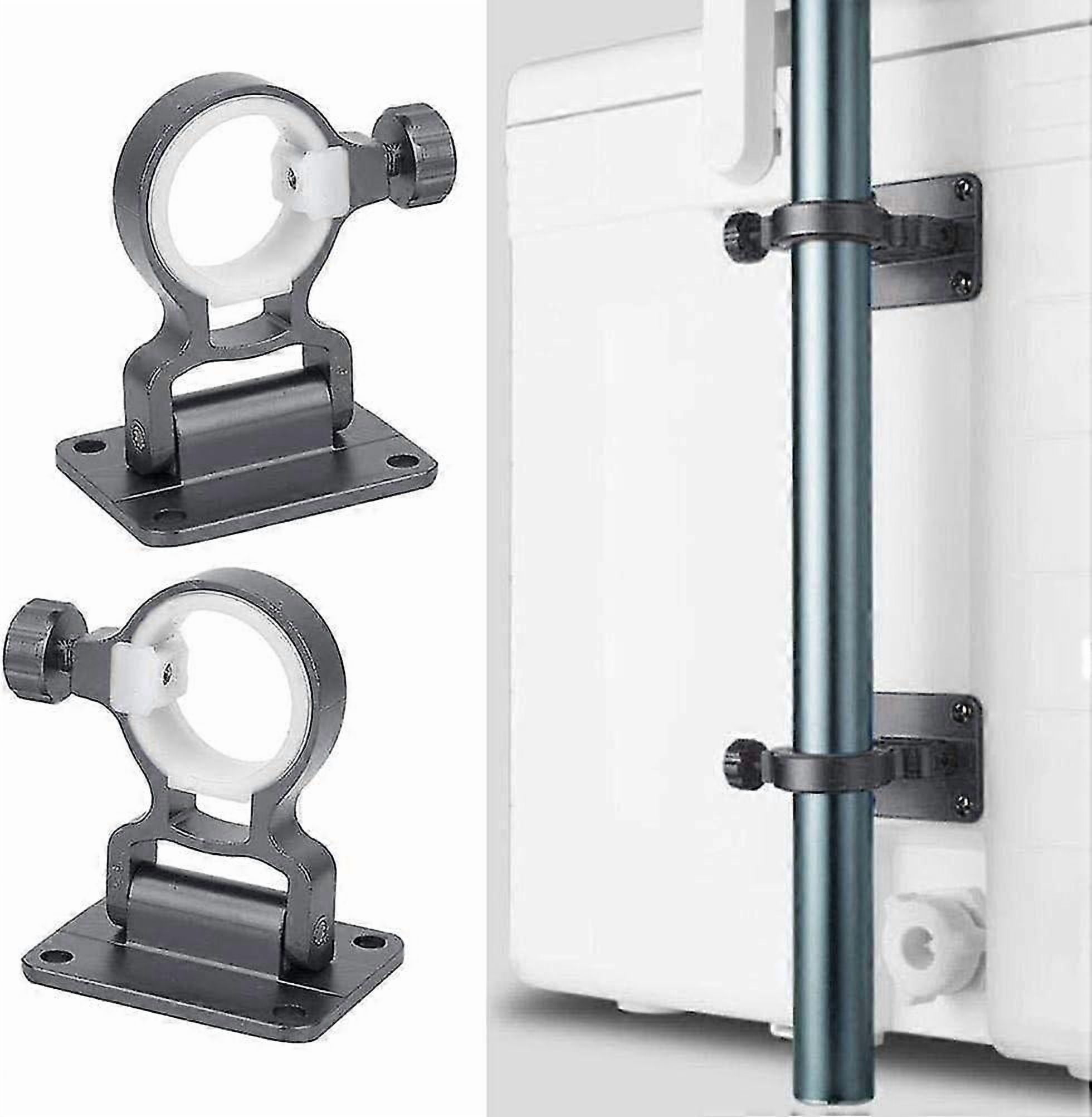Wall-Mounted Parasol Base Set of 2 - Removable Balcony Umbrella Holder