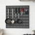 Wall-Mounted Pegboard Black & White Minimalist Plastic Storage Board Home & Office Headphone Stationery Small Item Hanging Board Popular&nbsp;Picks