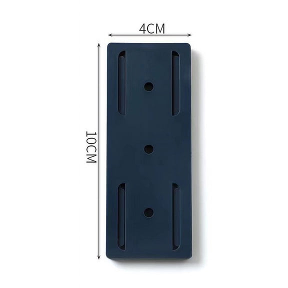 Wall-Mounted Plug Fixer Sticker Punch-free Home Self-Adhesive Socket Fixer Cable Wire Organizer Power Strip Holder