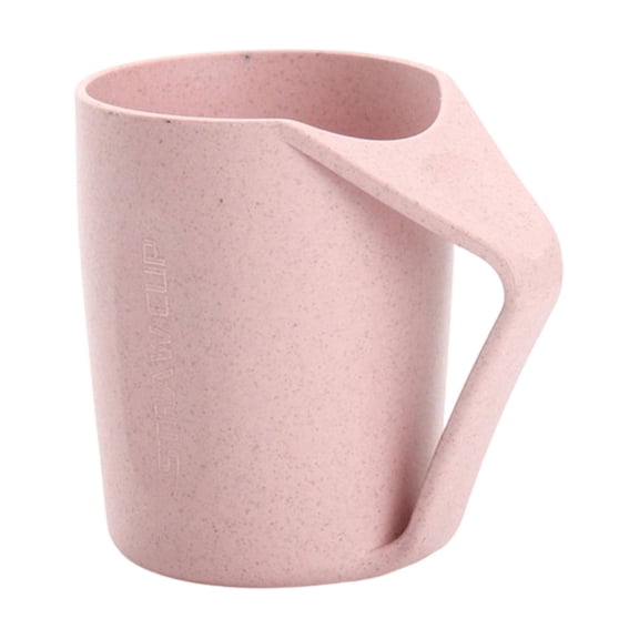 Wall Mounted Portable Toothbrush Cup for Home And Travel Convenient Rinsing Mug for Bathroom Display And Daily Use,One Size,Pink