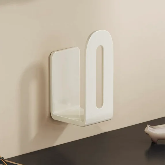 Wall Mounted Pot Lid & Cutting Board Holder Rack, No Drilling Kitchen Organizer Hook for Chopping Boards, Lids & Utensil Storage