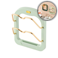 thumbnail image 1 of Wall Mounted Pot Lid & Cutting Board Rack – No-Drill Kitchen Organizer for Storing Kitchen Utensils, Small Tools & Supplies in Clutter-Free Space, 1 of 5
