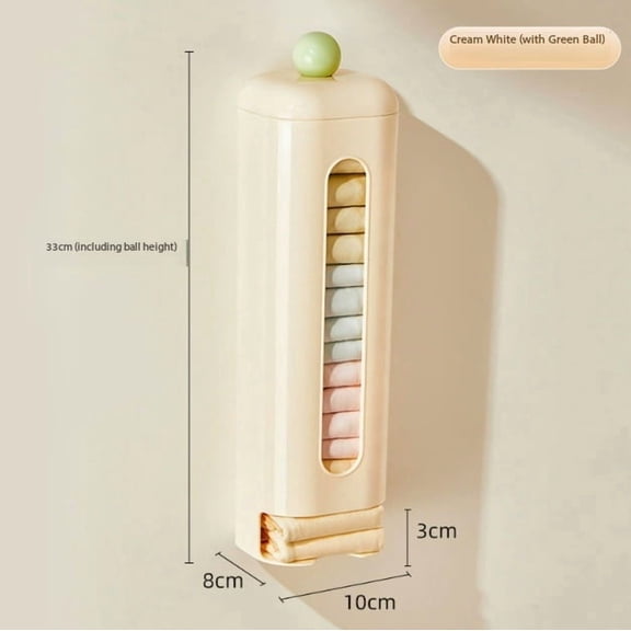 Wall-Mounted Press Storage Box - Punch-Free Removable Dust-Proof Organizer for Panties and Stockings