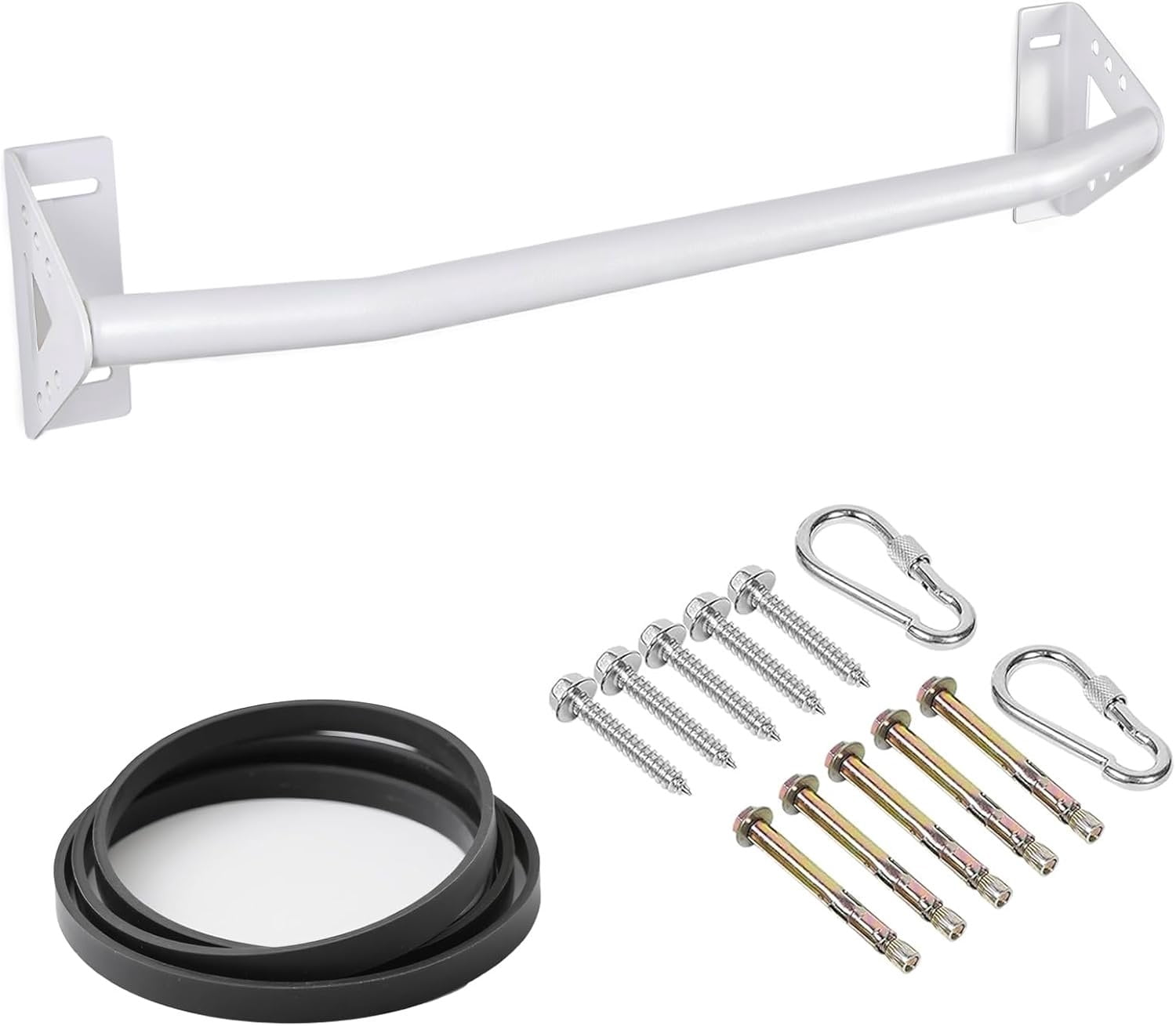 Sturdy Bar Wall Mounted Pull Up Bar Doorway, Heavy Duty Strength Pull-Up & Chin Up ...