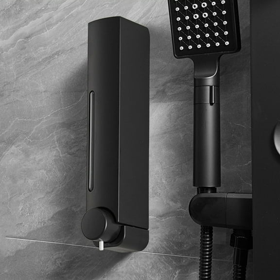 Wall Mounted Push Soap Dispenser for Bathroom and Kitchen - 10ML Capacity, ABS Plastic, Space Saving Design