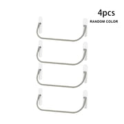Wall-Mounted RV Shoe Rack, 4 Pcs Foldable Waterproof PP Slipper Storage, Drill-Free Installation Space-Saving Holder for RV Camper Bathroom