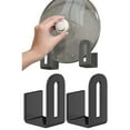 thumbnail image 1 of Wall Mounted Rack Basdi Wall-Mounted Cutting Board Holder with Adhesive - Hanging Rack for Pots, Lids & Utensils, No-Drill Installation for Organized Kitchen Walls, No Drill Organizer, Black, 1 of 9