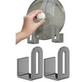 thumbnail image 1 of Wall Mounted Rack Basdi Wall-Mounted Cutting Board Holder with Adhesive - Hanging Rack for Pots, Lids & Utensils, No-Drill Installation for Organized Kitchen Walls, No Drill Organizer, Grey, 1 of 9