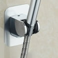 thumbnail image 1 of Wall Mounted Rainfall Shower Head with Suction Cup Holder, Adjustable Handheld Shower Bracket, No Drill Installation, 1 of 5