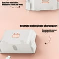 thumbnail image 1 of Wall Mounted Remote Control Holder for Phone Charging Storage, 1 of 6