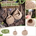thumbnail image 1 of Wall Mounted Reptile Hideout Cave, Handwoven Fiber Lizards Hanging Nest with Strong Suction Cup, Terrarium Climbing Hammock Bedding for Bearded Dragon Gecko Chameleon Anole, 1 of 7