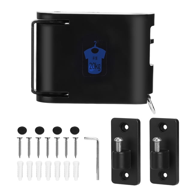 Wall Mounted Retractable Clothesline Clothes Drying Line for Hotel Home