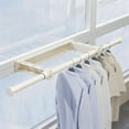 thumbnail image 1 of Wall-Mounted Retractable Laundry Drying Rack - Heavy-Duty Clothesline Hanger for Indoor (Room, Door, Towel Closet) & Outdoor (Balcony) Garment Drying, 1 of 7