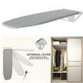 thumbnail image 1 of Wall Mounted Rotating Ironing Board 39.6in Foldable Wall-Mounted Rotating Ironing Board Easy Installation Space Saver Gray, 1 of 12