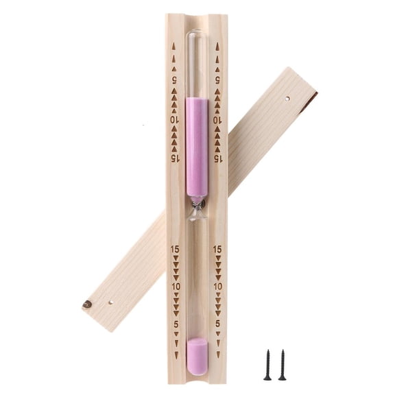 Wall Mounted Rotating 15 Minutes Timer with Pink Sand For Sauna SPA Room