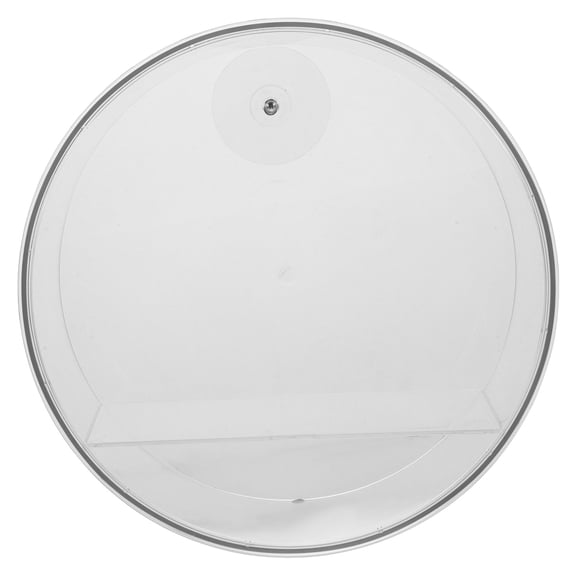 CIMAXIC Closet Organizer Kit Wall Mounted Round Display Shelf Plastic 1 Set