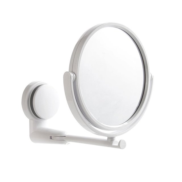 Wall Mounted Round Vanity Mirror Rotating Folding Cosmetic Mirror