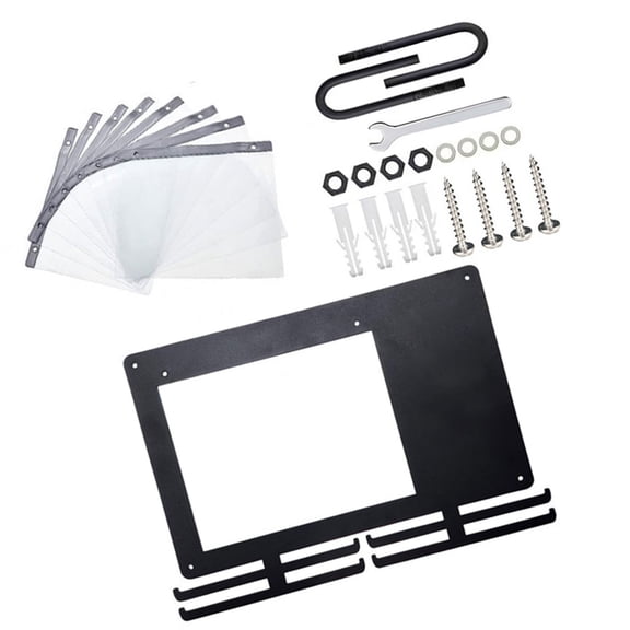 Wall Mounted Running Memorabilia Organiser For Medals Race Numbers Personals Records Blackboard Metal Construction Rack