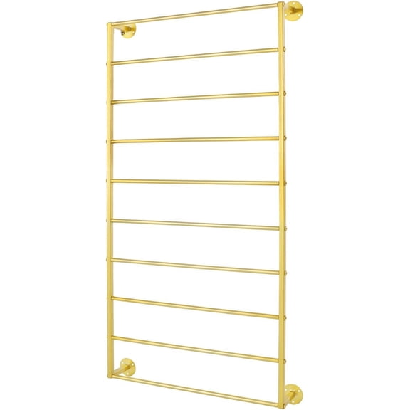 Wall Mounted Scarf Rack, Ties Silk Scarves Towels Storage Multifunctional Metal Rack, for Bathroom Bedroom Florist