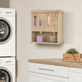 thumbnail image 1 of Wall-Mounted Scent Booster Beads Dispenser, Laundry Powder Laundry Room Organization and Storage, Rustic Brown, 1 of 5