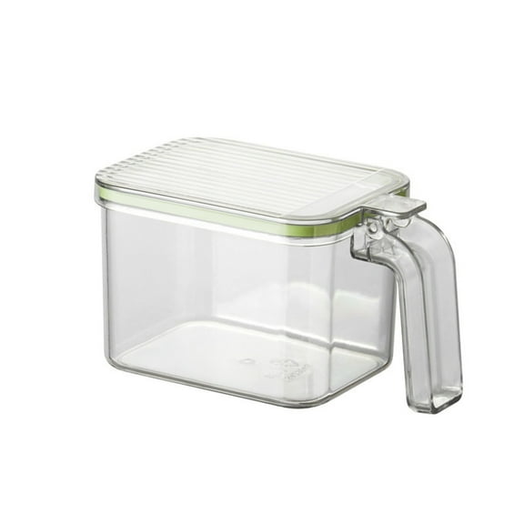 Wall Mounted Seasoning Container, Sealed Spice Storage Box with Suction Cup, Non-ing Airtight Design, Clear Acrylic for Easy Viewing, Dishwasher Safe for Quick Cleaning, Ideal for Kitchen