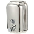 thumbnail image 1 of Homoyoyo Stainless Steel Wall Mounted Soap Dispenser Silver Bathroom Use, 1 of 6