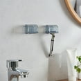 thumbnail image 1 of Wall Mounted Shaving Tool Rack Bathroom Shaving Tool Storage Box Waterproof Transparent Hook Bracket Bathroom Punch Free Storage, Usupdd Wall Mounted Shaving Tool Rack, 1 of 7