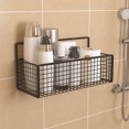 thumbnail image 1 of Wall Mounted Shelf 1 Pack Spice Rack Organizer for Kitchen Bathroom Storage - Metal Floating Shelves for Seasoning Bottles Condiments - Small Wall Shelf for Bathroom Kitchen Organization, 1 of 6