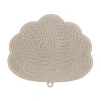 Wall Mounted Shower Back Scrubber with Suction Cups | Large Flat Back Scrubber for Body, Feet, and Hands | Exfoliating Massage Pad for Men and Women