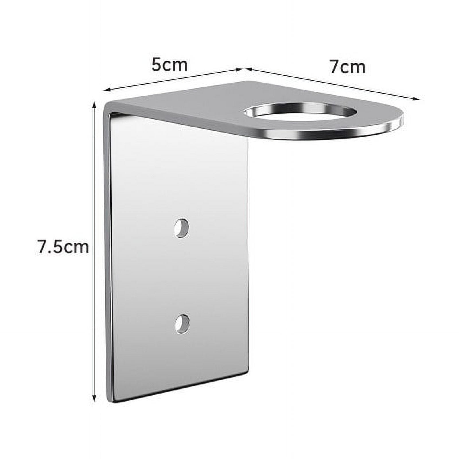 Wall Mounted Shower Gel Bottle Holder Stainless Steel Shampoo Bottle ...