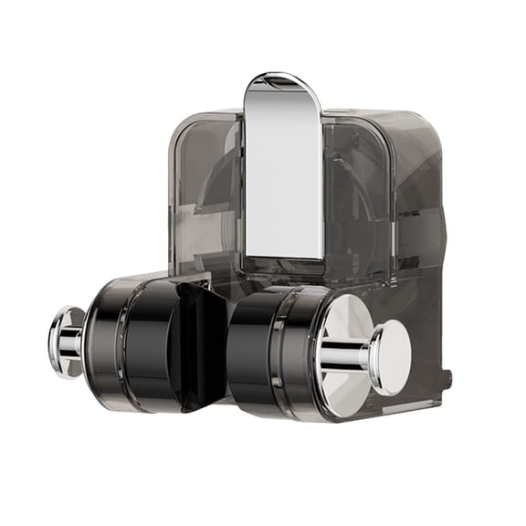 Wall - Mounted Shower Head Holder - Integrated Suction Cup, Adjustable, for Hand - Held Showerheads, Durable