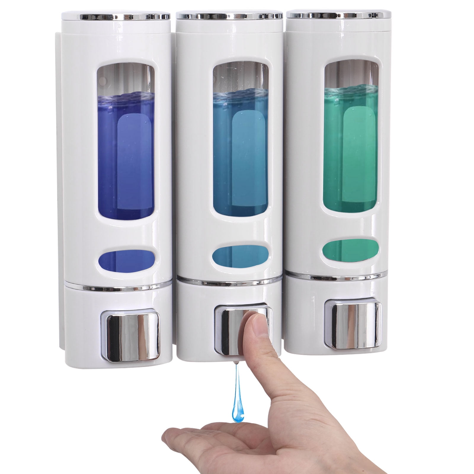 Wall Mounted Shower Soap Dispenser,Shampoo and Conditioner Dispenser, Shampoo Soap/Shower