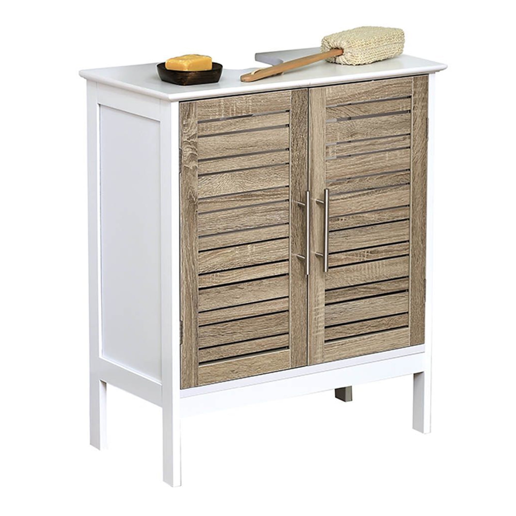 WallMounted Sink Floor Stockholm 2 Doors Wood