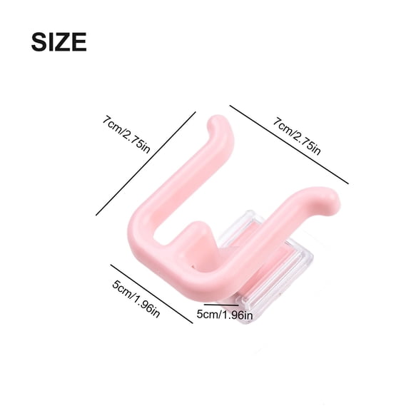 Wall Mounted Slipper Hook for Bathroom and Bedroom - Neat Shoe Rack, No-Punch Installation