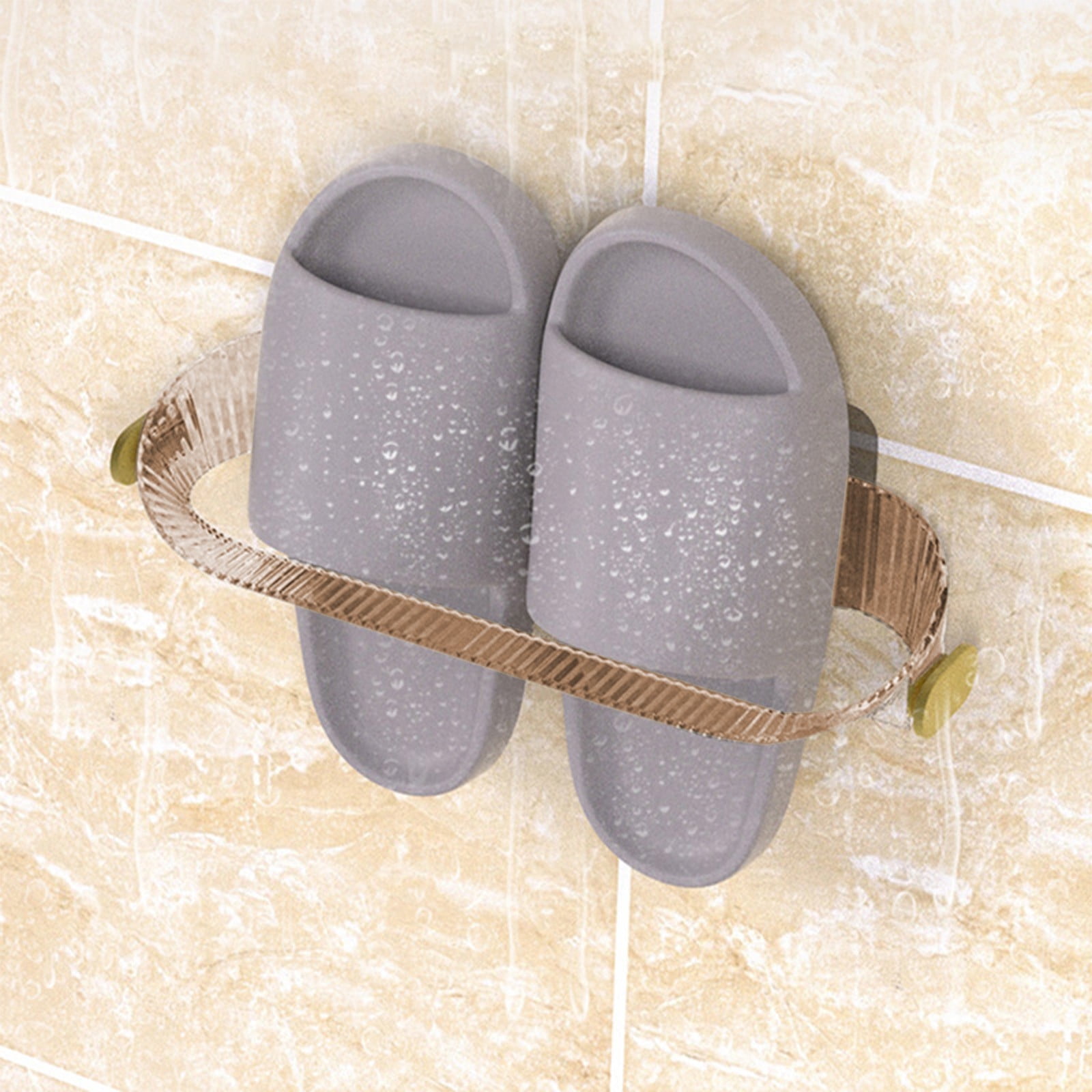 Wall Mounted Slippers Rack House Slippers Hanger Shower-shoe Holders ...