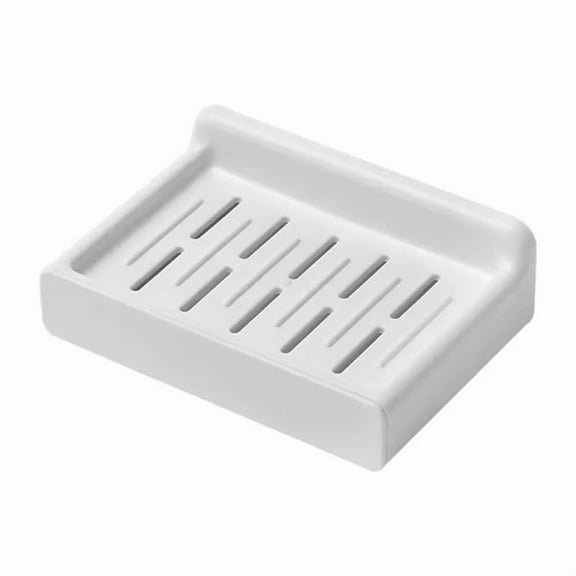 Wall-Mounted Soap Dish Holder,Punch-Free, Self-Adhesive,Double-Layer with Detachable Drawer,Drain Dispenser for Bathroom