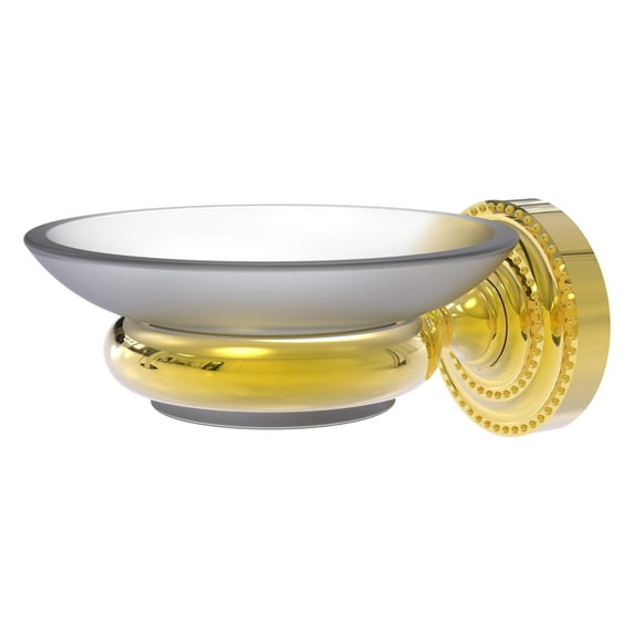 Wall Mounted Soap Dish - Polished Brass