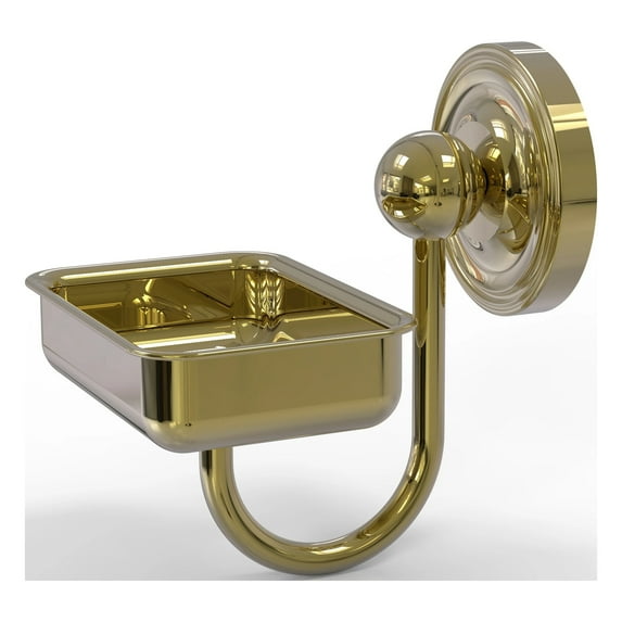 Wall Mounted Soap Dish - Unlacquered Brass